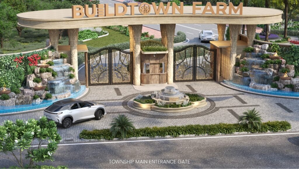 Artist’s impression of the proposed Buildtown Farms entrance.