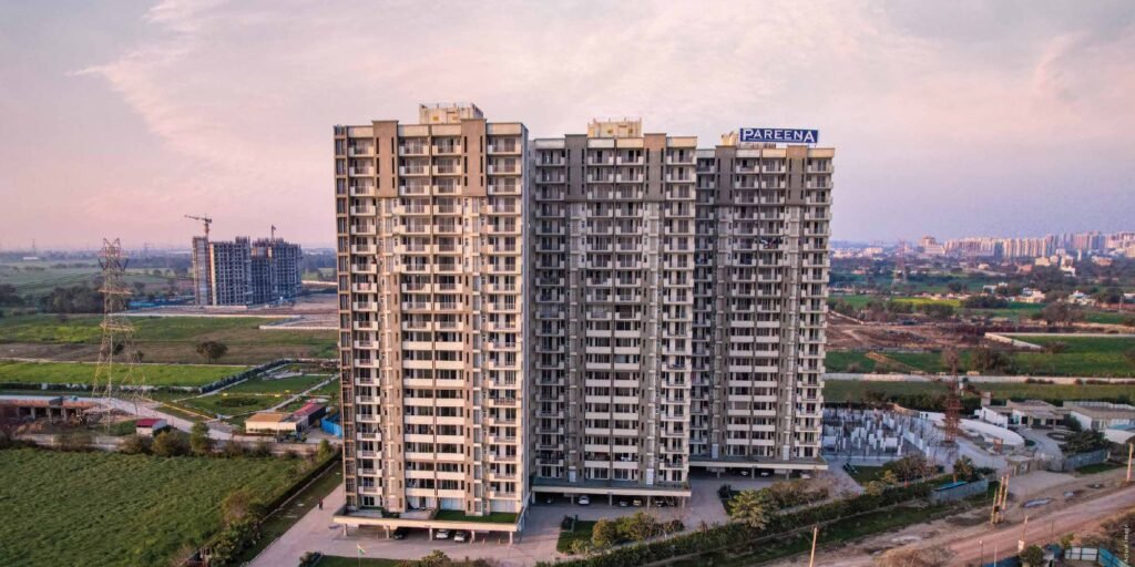 Coban Residences towers and surrounding roads, photographed in 2024.