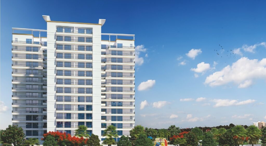 Artist’s impression of a Pareena Express Heights apartment building.